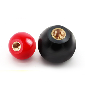 Factory price sales round ABS PVC PE handle revolving ball knobs